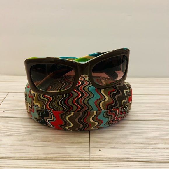 Ladies Missoni sunglasses brown Mocha frame M151106 w case - Picture 2 of 8